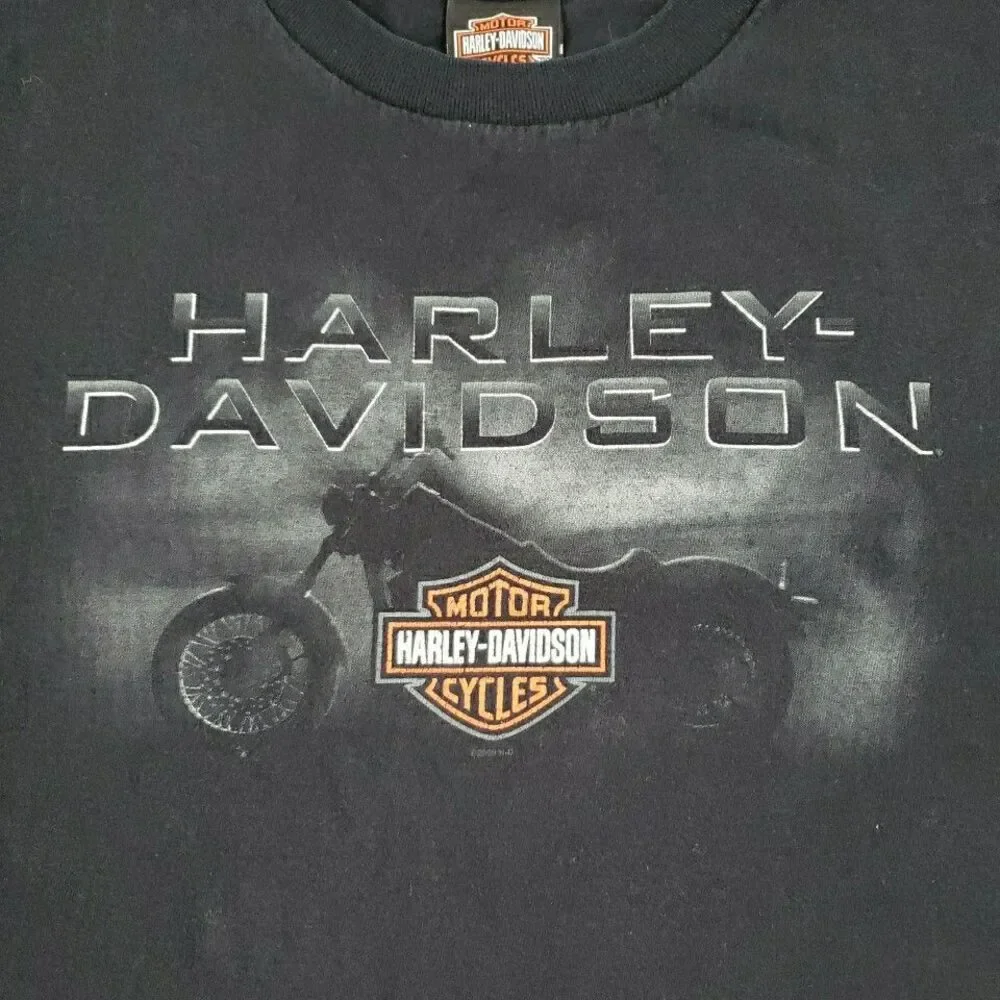 Harley Davidson T Shirt Short Sleeve Nags Head North Carolina Skull Men Sz M